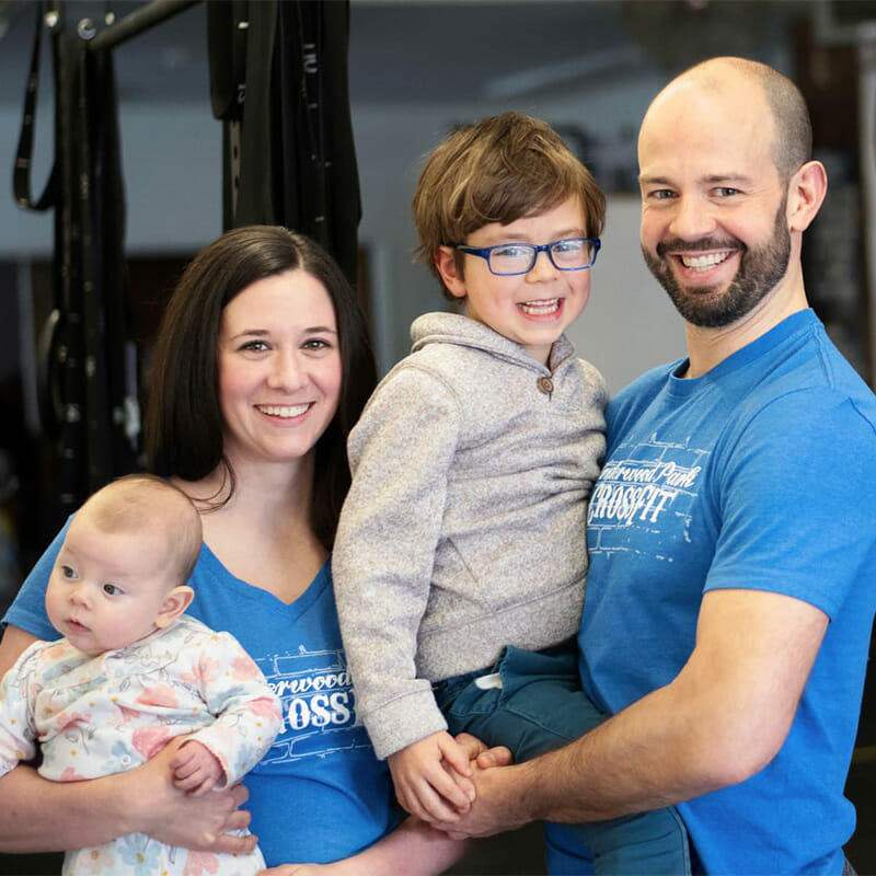 Michael Plank and Lauren Grogan owners of Underwood Park CrossFit
